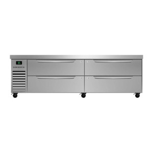 SKOPE ProSpec Four Drawer Chefbase  GN 2/1 Left Hand Fridge