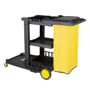 Jantex Cleaning Trolley Black