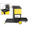 Jantex Cleaning Trolley Black with Lockable Cabinet