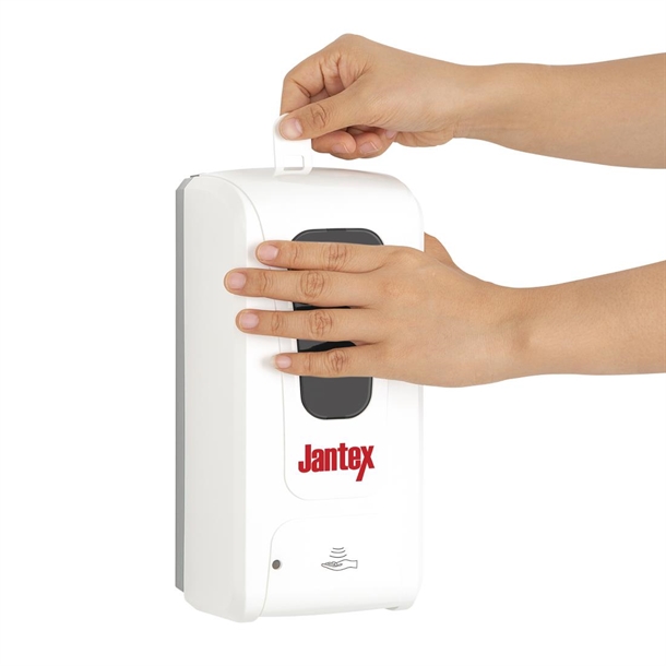 Jantex Automatic Liquid Hand Soap & Sanitiser Dispenser 1Ltr