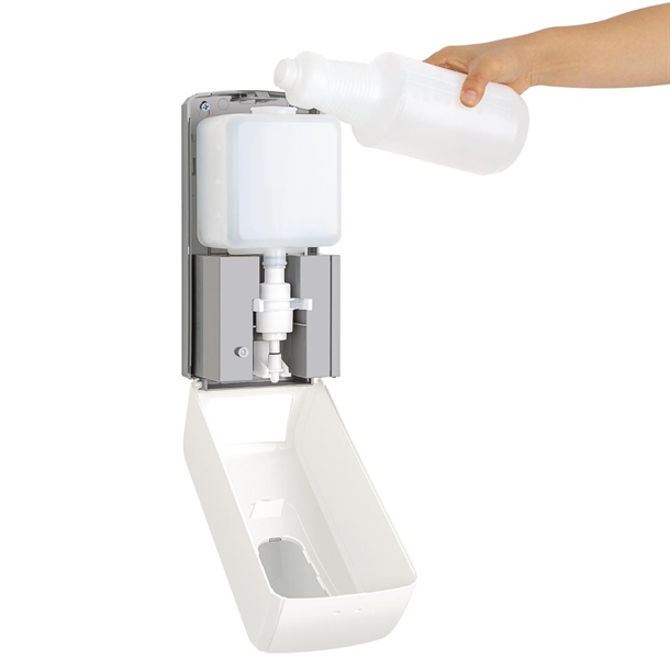Jantex Automatic Liquid Hand Soap & Sanitiser Dispenser 1Ltr