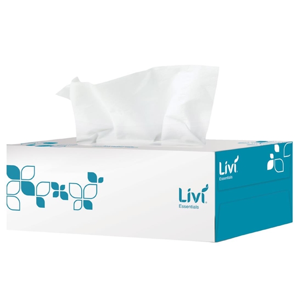 Livi Essentials Hypoallergenic Facial Tissues 2 Ply 200 Sheets Livi Essentials Hypoallergenic Facial Tissues 2 Ply 200 Sheets