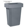 Jantex Slim Bin 60Ltr Grey Jantex Slim Bin 60Ltr Grey