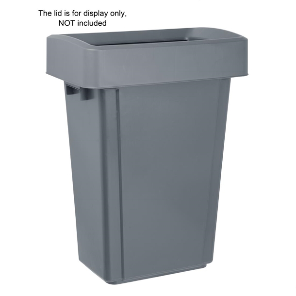 Jantex Slim Bin 60Ltr Grey Jantex Slim Bin 60Ltr Grey
