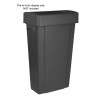 Jantex Slim Bin 80Ltr Black