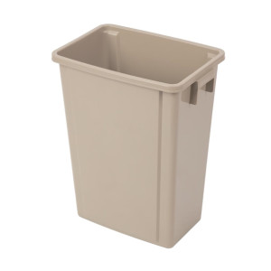 Nisbets Essentials Recycling Bin Beige 56Ltr
