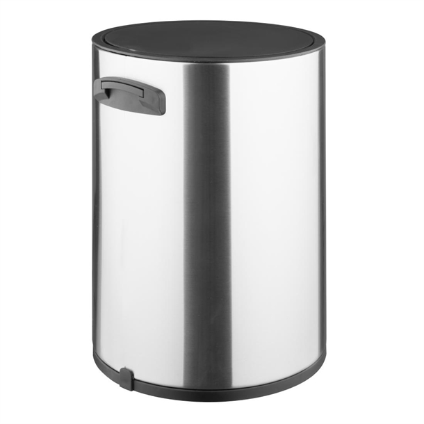 Jantex Pedal Bin Brushed Steel 6Ltr Jantex Pedal Bin Brushed Steel 6Ltr