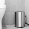 Jantex Pedal Bin Brushed Steel 6Ltr Jantex Pedal Bin Brushed Steel 6Ltr
