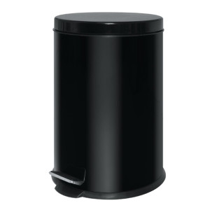 Bolero Pedal Bin Black 20Ltr
