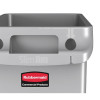 Rubbermaid Slim Jim Container with Venting Channels Grey 60Ltr Rubbermaid Slim Jim Container with Venting Channels Grey 60Ltr