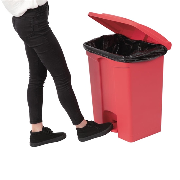 Jantex Pedal Bin Red 65Ltr Jantex Pedal Bin Red 65Ltr