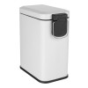 Jantex Slim Pedal Bin White 5Ltr Jantex Slim Pedal Bin White 5Ltr