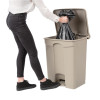 Jantex Pedal Bin Beige 65Ltr