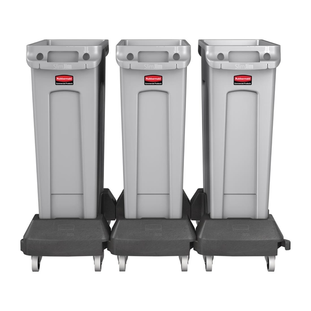 Rubbermaid Interlocking Dolly for Slim Jim Bin Rubbermaid Interlocking Dolly for Slim Jim Bin