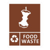 Jantex Slim Bin Food Waste Label