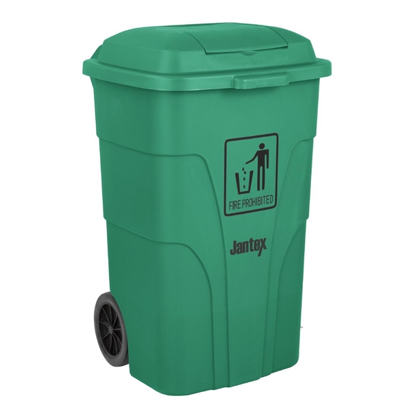 Jantex Wheelie Bin Green 120Ltr Jantex Wheelie Bin Green 120Ltr