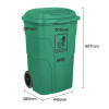 Jantex Wheelie Bin Green 120Ltr Jantex Wheelie Bin Green 120Ltr