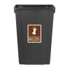 Jantex Slim Bin Food Waste Label