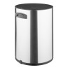 Jantex Pedal Bin Brushed Steel 3Ltr Jantex Pedal Bin Brushed Steel 3Ltr