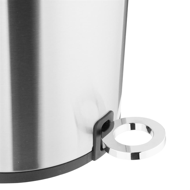 Jantex Pedal Bin Brushed Steel 3Ltr Jantex Pedal Bin Brushed Steel 3Ltr