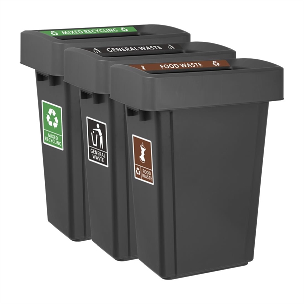 Jantex Slim Bin Mixed Recycling Label Jantex Slim Bin Mixed Recycling Label