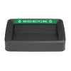 Jantex Slim Bin Lid Mixed Recycling Label Jantex Slim Bin Lid Mixed Recycling Label