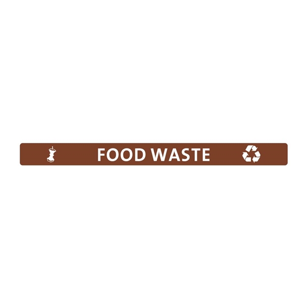 Jantex Slim Bin Lid Food Waste Label Jantex Slim Bin Lid Food Waste Label