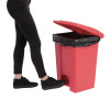 Jantex Pedal Bin Red 45Ltr Jantex Pedal Bin Red 45Ltr