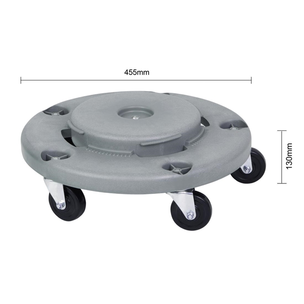 Jantex Dolly for 160Ltr Heavy-Duty Round Bin Jantex Dolly for 160Ltr Heavy-Duty Round Bin