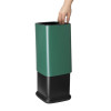 Bolero Square Waste Bin Green 7Ltr Bolero Square Waste Bin Green 7Ltr