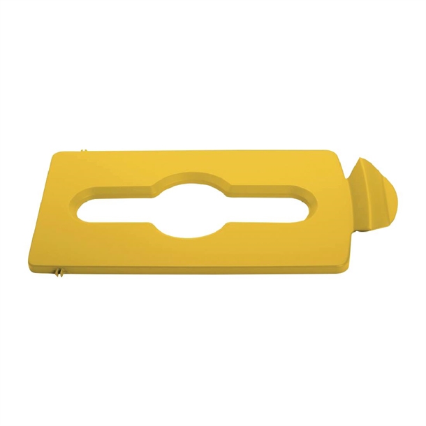 Slim Jim Recycling Station Yellow Mixed Recycling Lid Slim Jim Recycling Station Yellow Mixed Recycling Lid