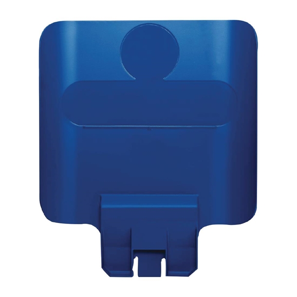 Rubbermaid Slim Jim Recycling Station Blue Billboard Rubbermaid Slim Jim Recycling Station Blue Billboard