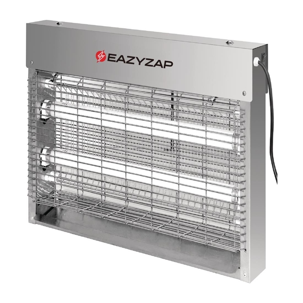 Eazyzap Brushed Stainless Steel bug zapper - 14W
