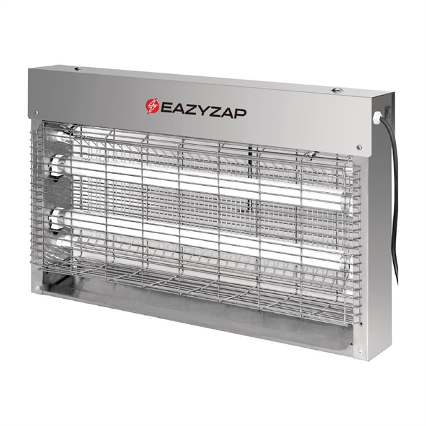 Eazyzap Brushed Stainless Steel bug zapper - 19W