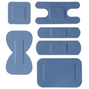 Blue Assorted Plasters (100 Pack)