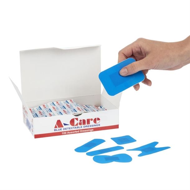 Blue Assorted Plasters (100 Pack) Blue Assorted Plasters (100 Pack)
