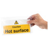 Vogue Caution Hot Surface Sign