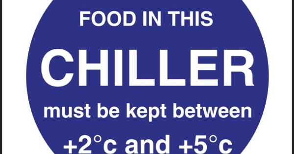 Vogue Food In This Chiller Sign