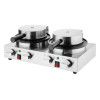 Apuro Double Round Belgian Waffle Maker