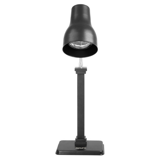Apuro Heat Lamp Carving Station Matt Black 250W Apuro Heat Lamp Carving Station Matt Black 250W