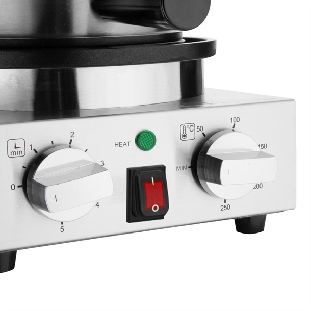 Apuro Round Belgian Waffle Maker