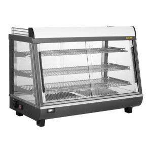 Apuro Front and Rear Door Heated Merchandiser 136Ltr