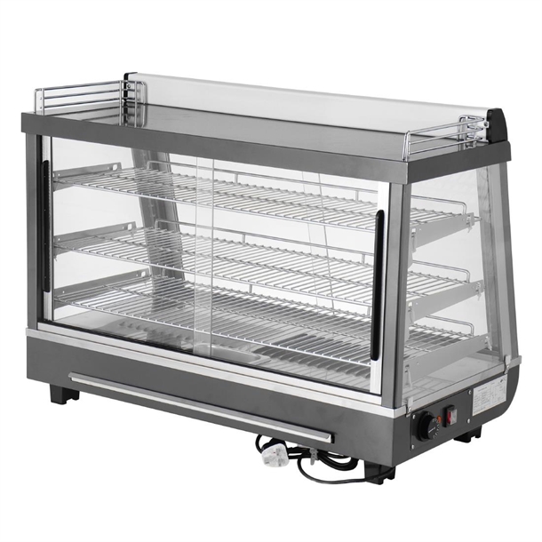 Apuro Front and Rear Door Heated Merchandiser 136Ltr