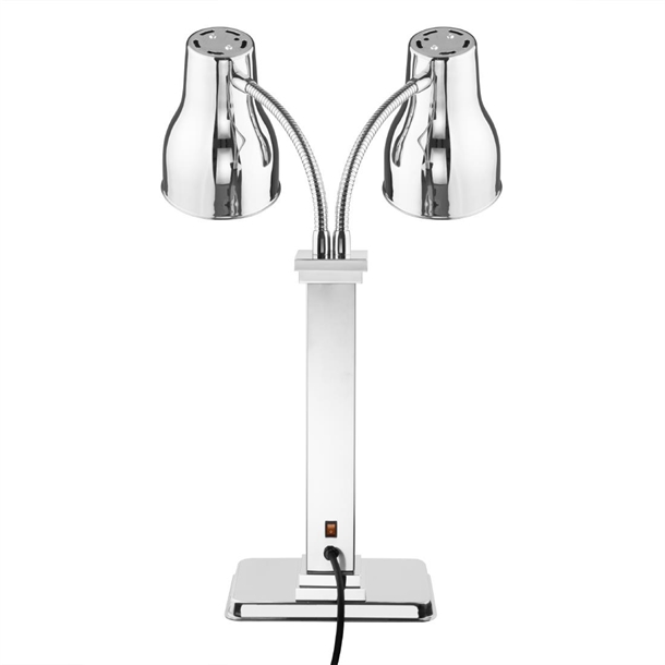 Apuro Double Heat Lamp Carving Station Stainless Steel 2x250W Apuro Double Heat Lamp Carving Station Stainless Steel 2x250W
