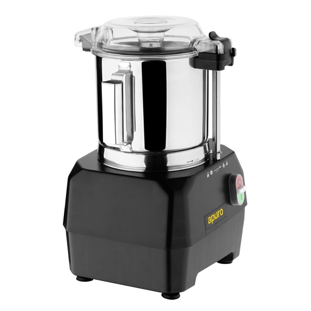 Apuro 5Ltr Bowl Cutter and Veg Prep Attachment with 4x Discs
