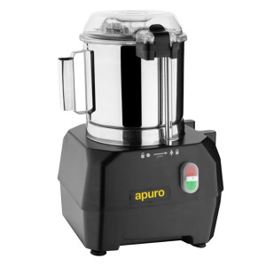 Apuro 5Ltr Bowl Cutter and Veg Prep Attachment with 4x Discs