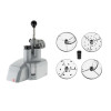 Apuro 5Ltr Bowl Cutter and Veg Prep Attachment with 4x Discs