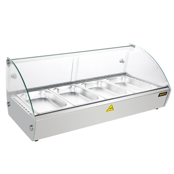 Apuro Countertop Heated Food Display 773mm