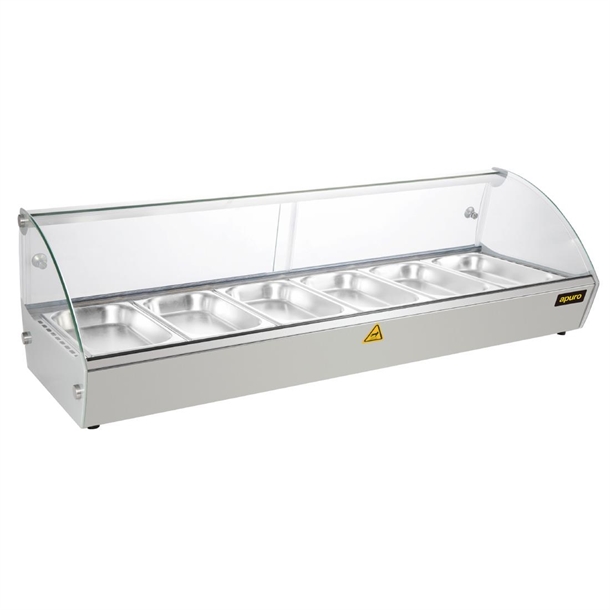 Apuro Countertop Heated Food Display 1127mm