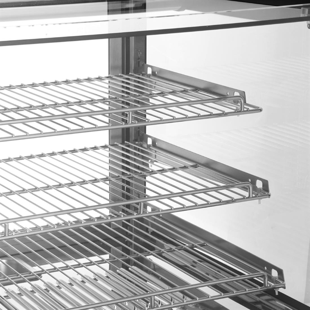 Apuro Square Countertop Heated Display Merchandiser 160Ltr Apuro Square Countertop Heated Display Merchandiser 160Ltr